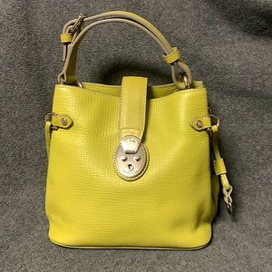 Tumi Leather Handbag/Crossbody Bag